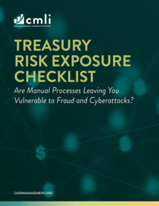 Treasury Risk Exposure Checklist